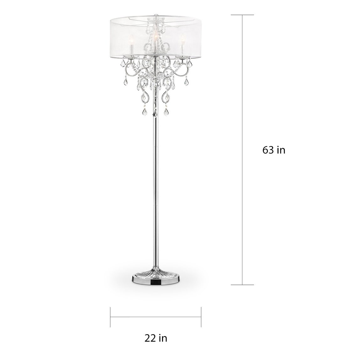 evangelia crystal table lamp