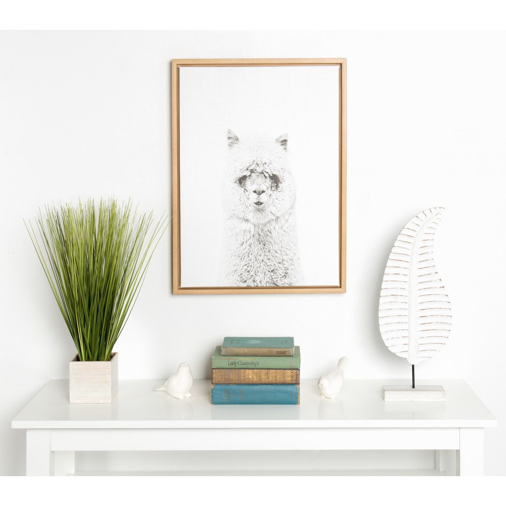 Kate and Laurel Sylvie Hairy Animal by Simon Te Tai, 18x24 Natural On  Sale Bed Bath  Beyond 14767976