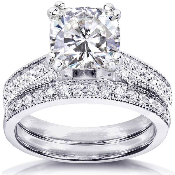 Shop Annello by Kobelli 14k White Gold 2 1/3ct TGW ...