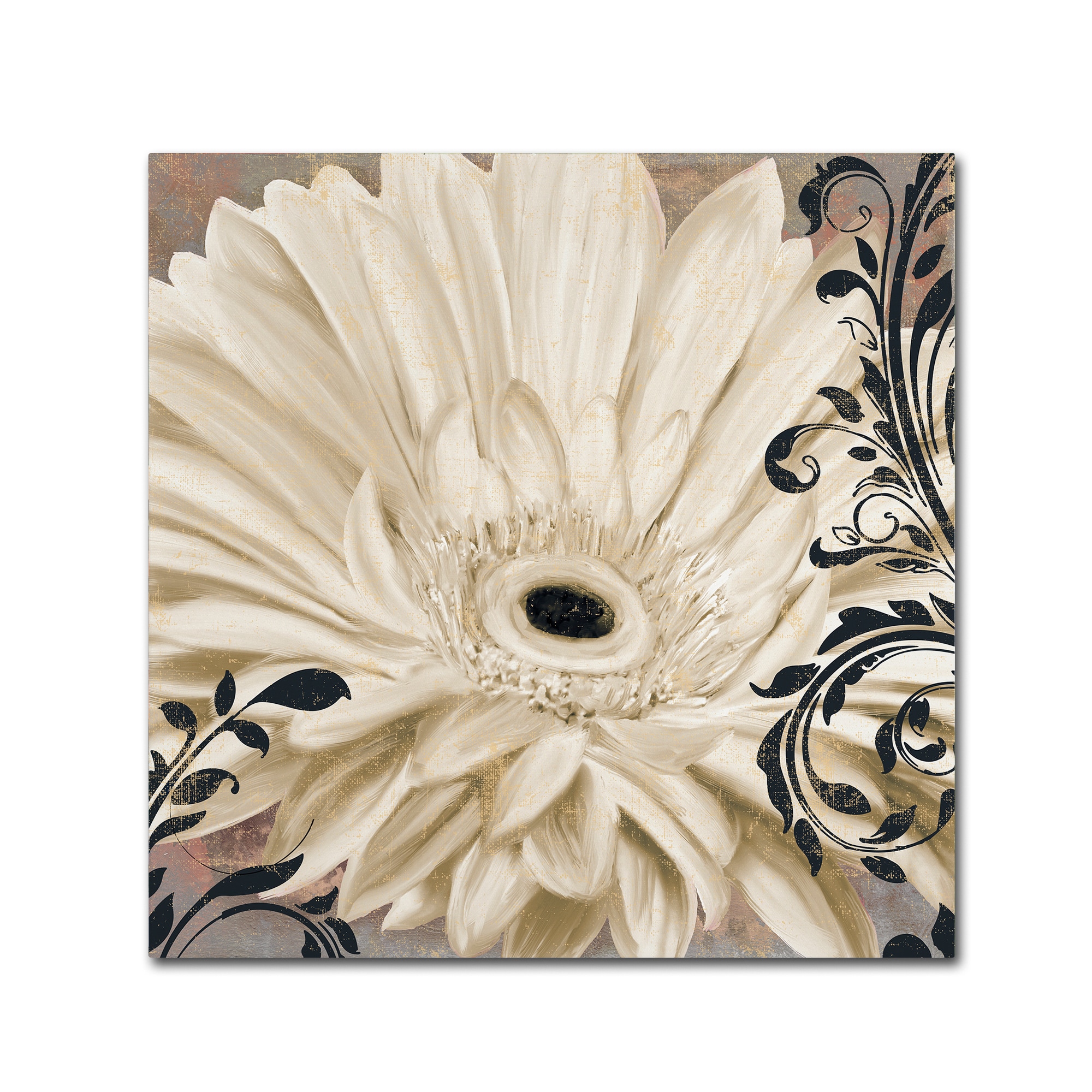 Color Bakery 'Winter White I' Canvas Art - Off-White