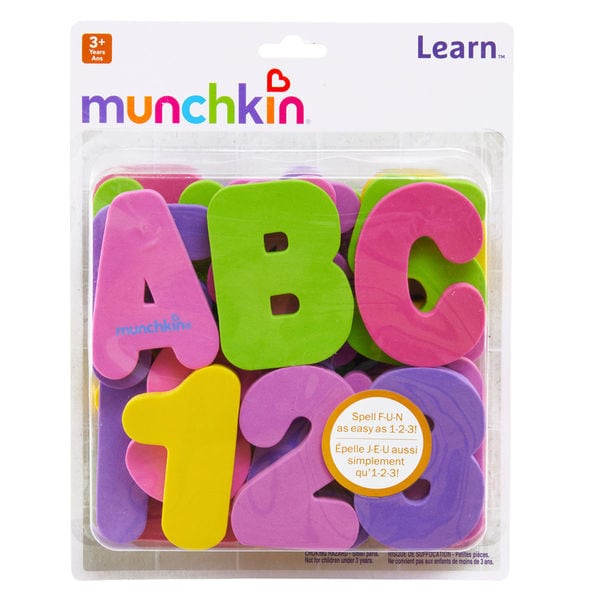 munchkin foam letters