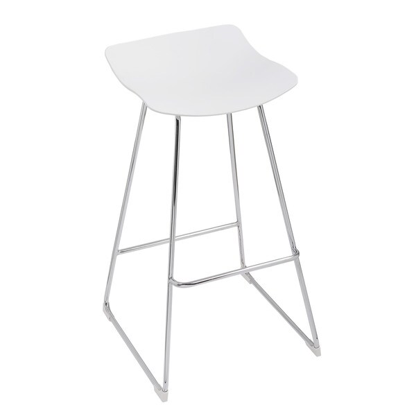 white bar stools no back