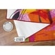 preview thumbnail 30 of 56, World Rug Gallery Modern Bright Flowers Non-Slip Area Rug Multi