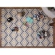 preview thumbnail 3 of 13, World Rug Gallery Modern Moroccan Design Nylon Nonslip Area Rug