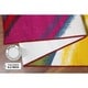 preview thumbnail 12 of 18, World Rug Gallery Modern Contemporary Waves Multicolored Non-slip Non-skid Area Rug