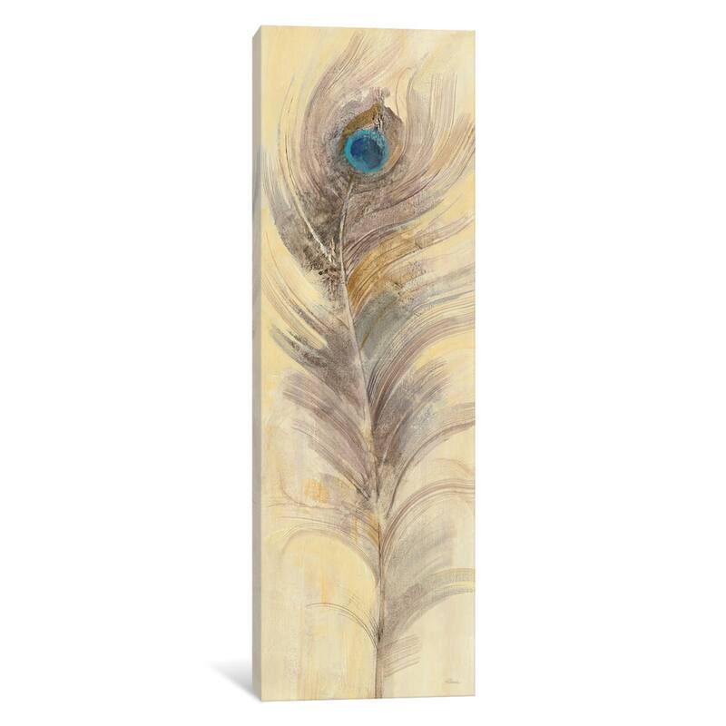 iCanvas 'Blue Eyed Feathers III' by Albena Hristova Canvas Print