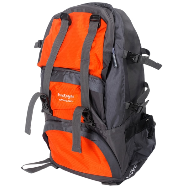 Free Knight FK0218 Orange Nylon 50-liter Outdoor Waterproof Hiking/Camping Backpack