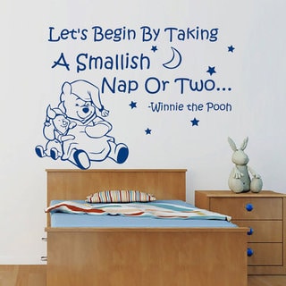 Winnie The Pooh Quote Piglet Stars Moon Interior Design Vinyl Sticker 