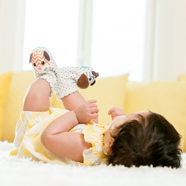 infantino foot rattles zebra and tiger