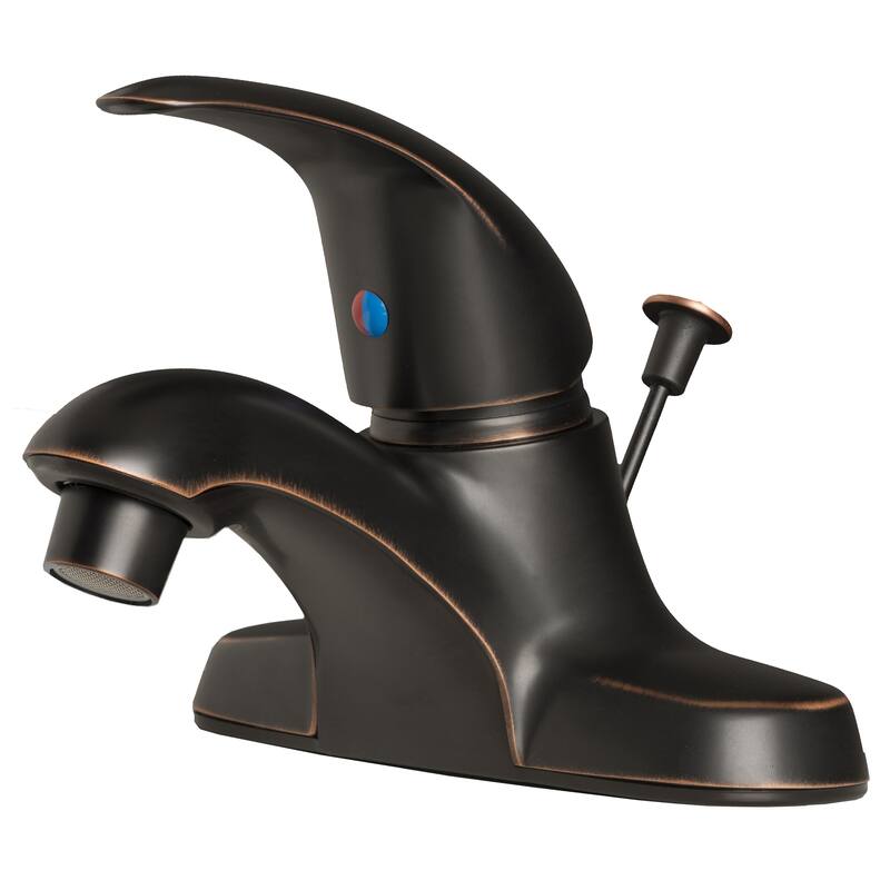 Builders Shoppe Classic Single Handle Centerset Lavatory Faucet with Pop-Up Drain