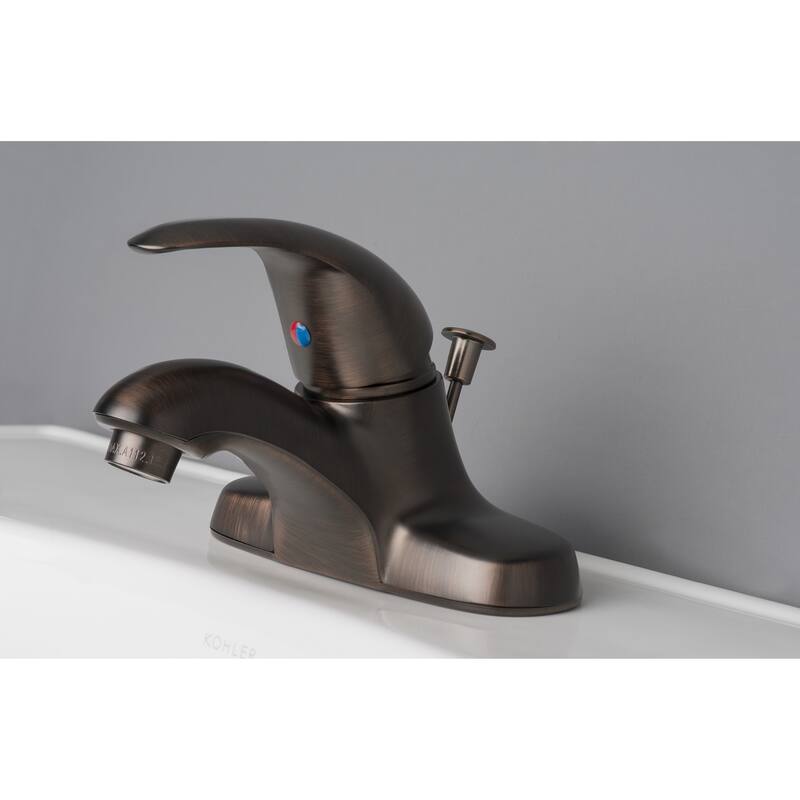 Builders Shoppe Classic Single Handle Centerset Lavatory Faucet with Pop-Up Drain