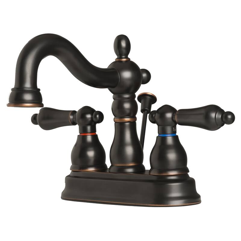 Builders Shoppe Classic Two Handle Centerset Lavatory Faucet with Pop-Up Drain