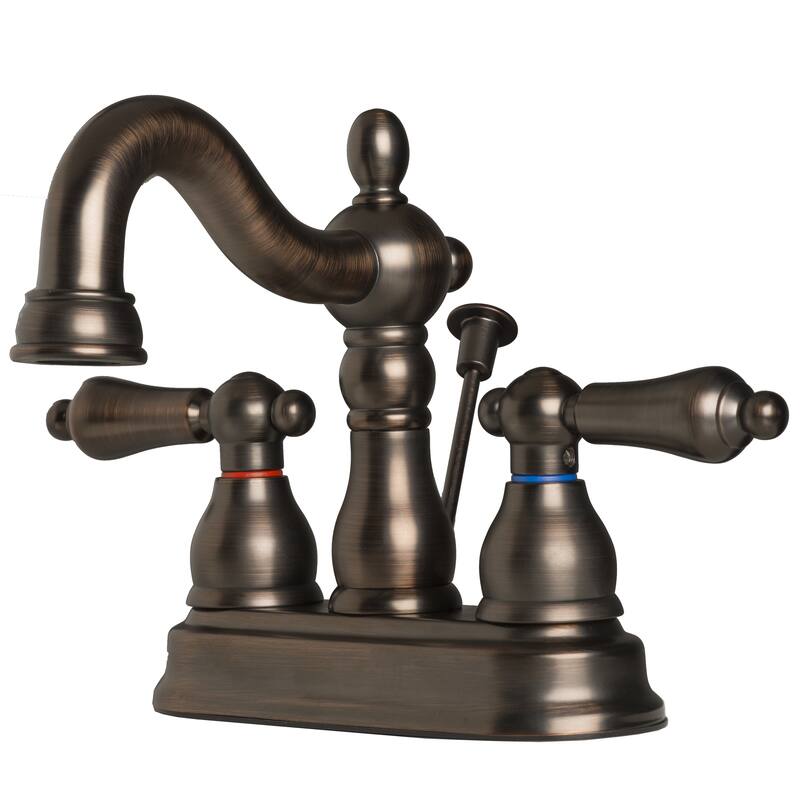 Builders Shoppe Classic Two Handle Centerset Lavatory Faucet with Pop-Up Drain