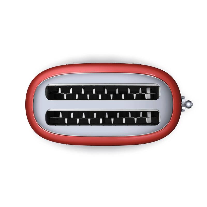 Smeg 50s Style 4-Slice Toaster, Red