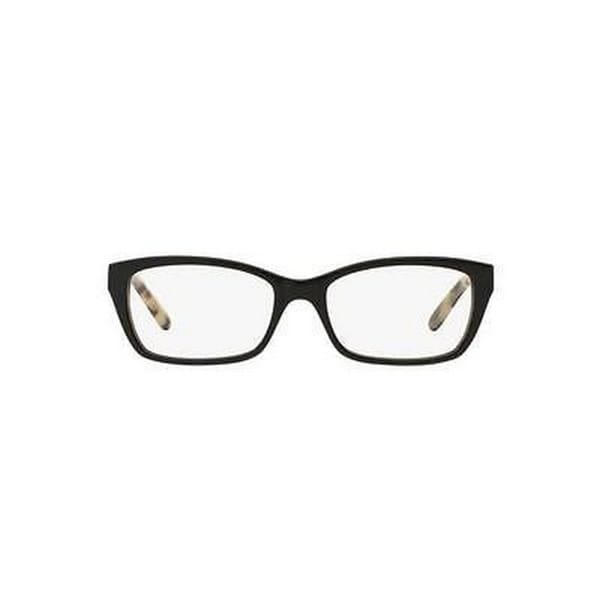 black and clear eyeglasses