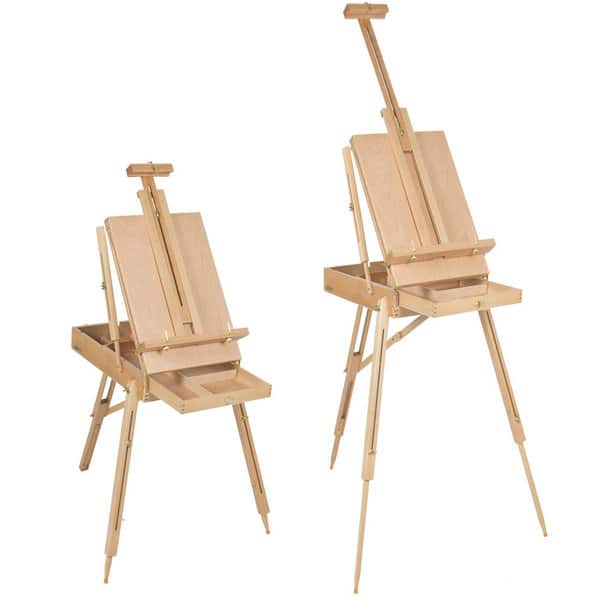 Dhx M Premium Red Beech Wood 50x34 5x150cm Portable Sketch Box Oil Painting Easel On Sale Overstock 14780312