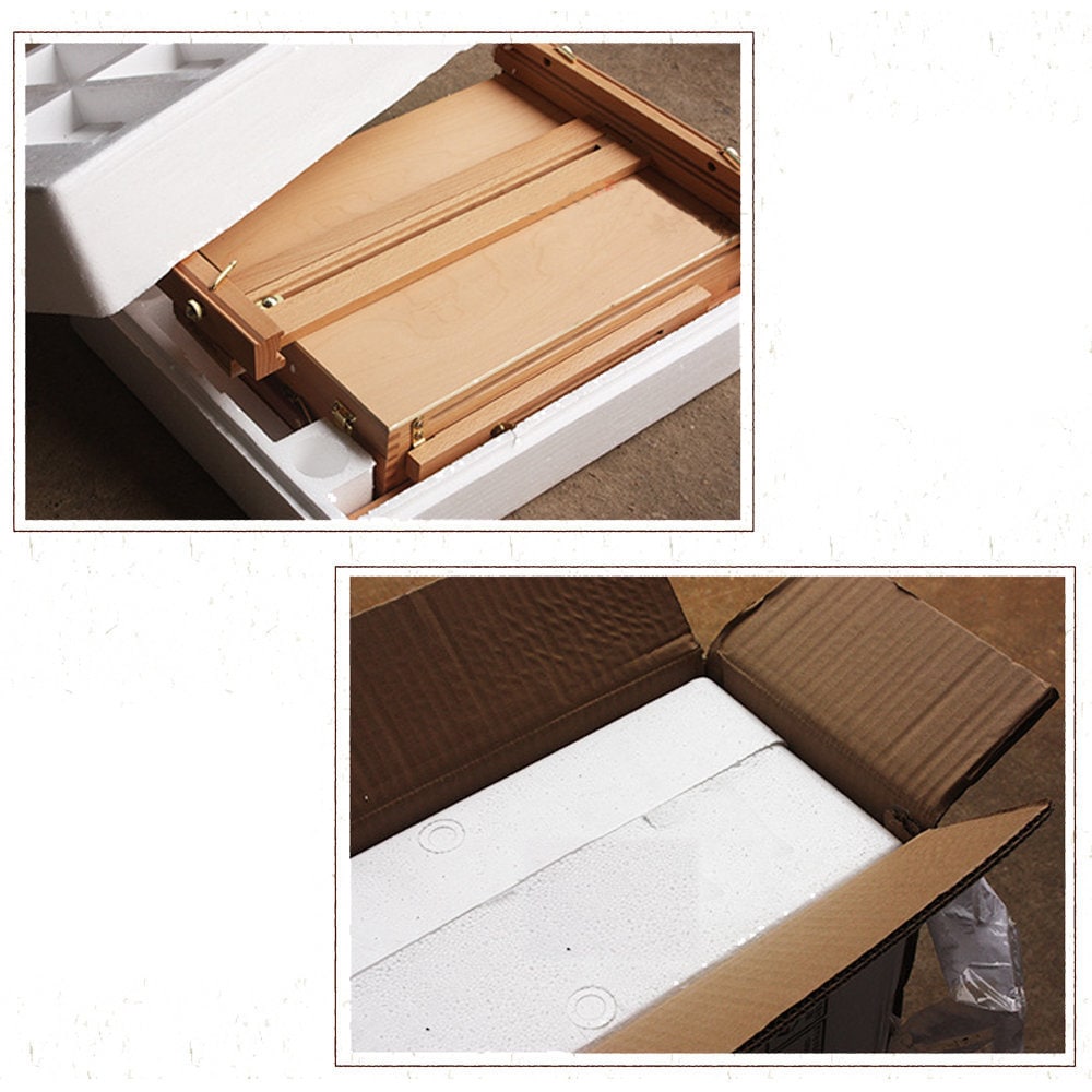 Shop Dhx M Premium Red Beech Wood 50x34 5x150cm Portable Sketch Box Oil Painting Easel Overstock
