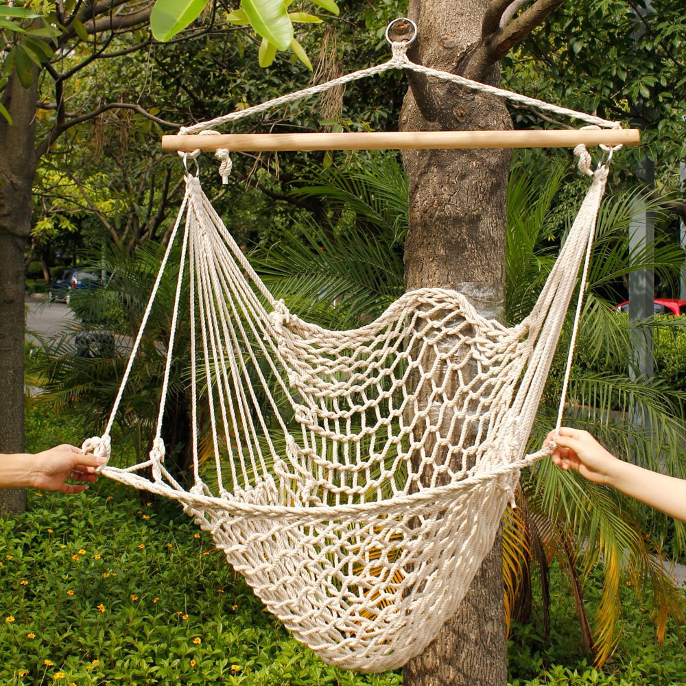 hanging rope chairs