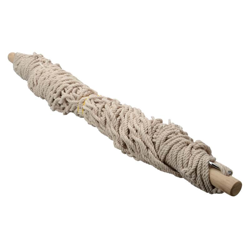 Beige Cotton Rope Hanging Air/ Sky Chair Swing