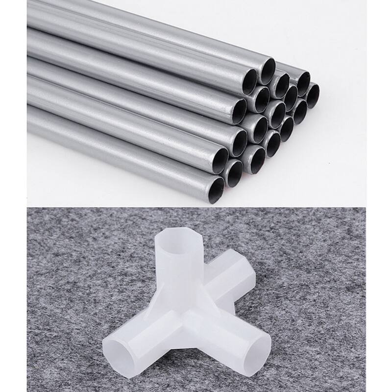 6-Row 2-Line Non-woven Fabric Shoe Rack