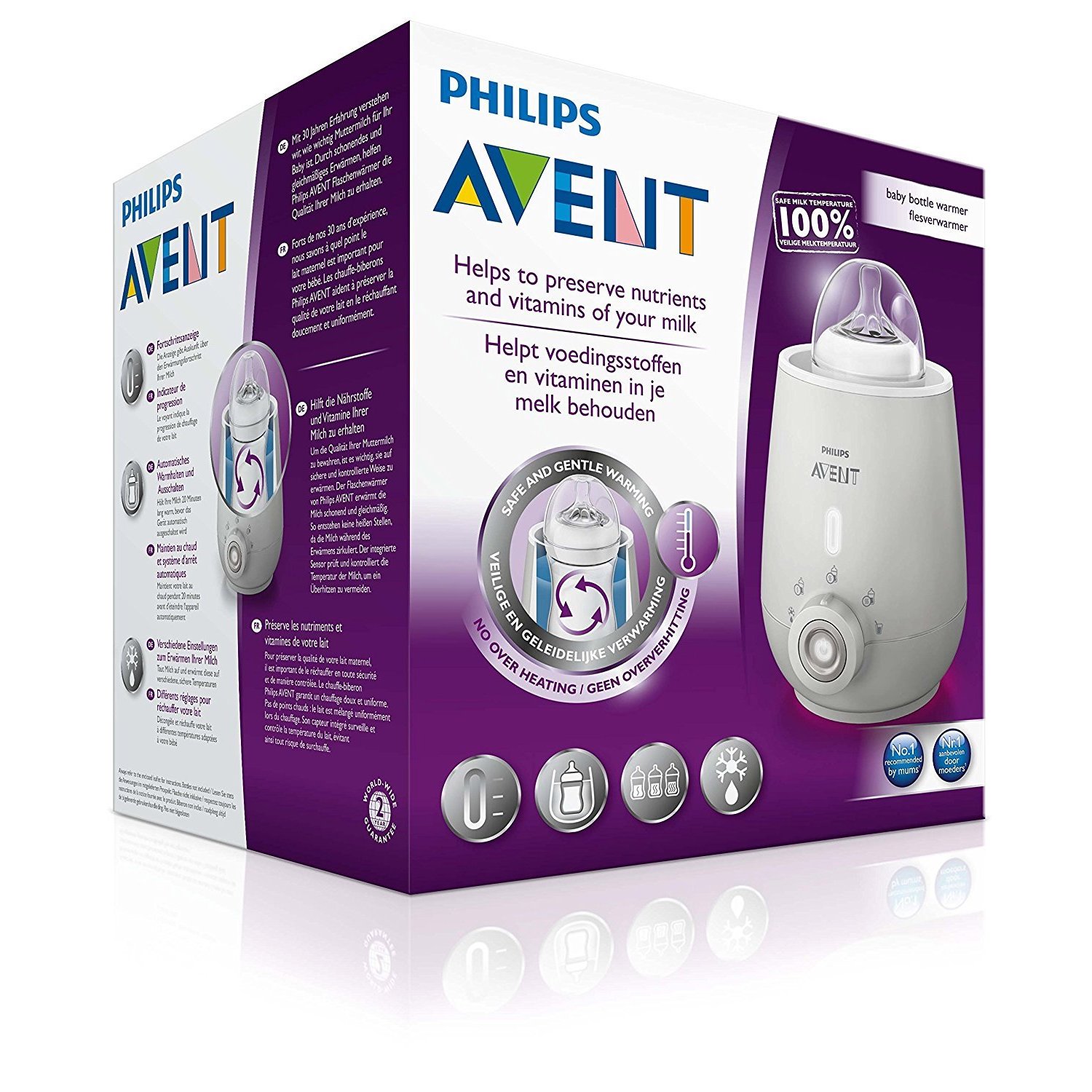 philips avent bottle warmer premium
