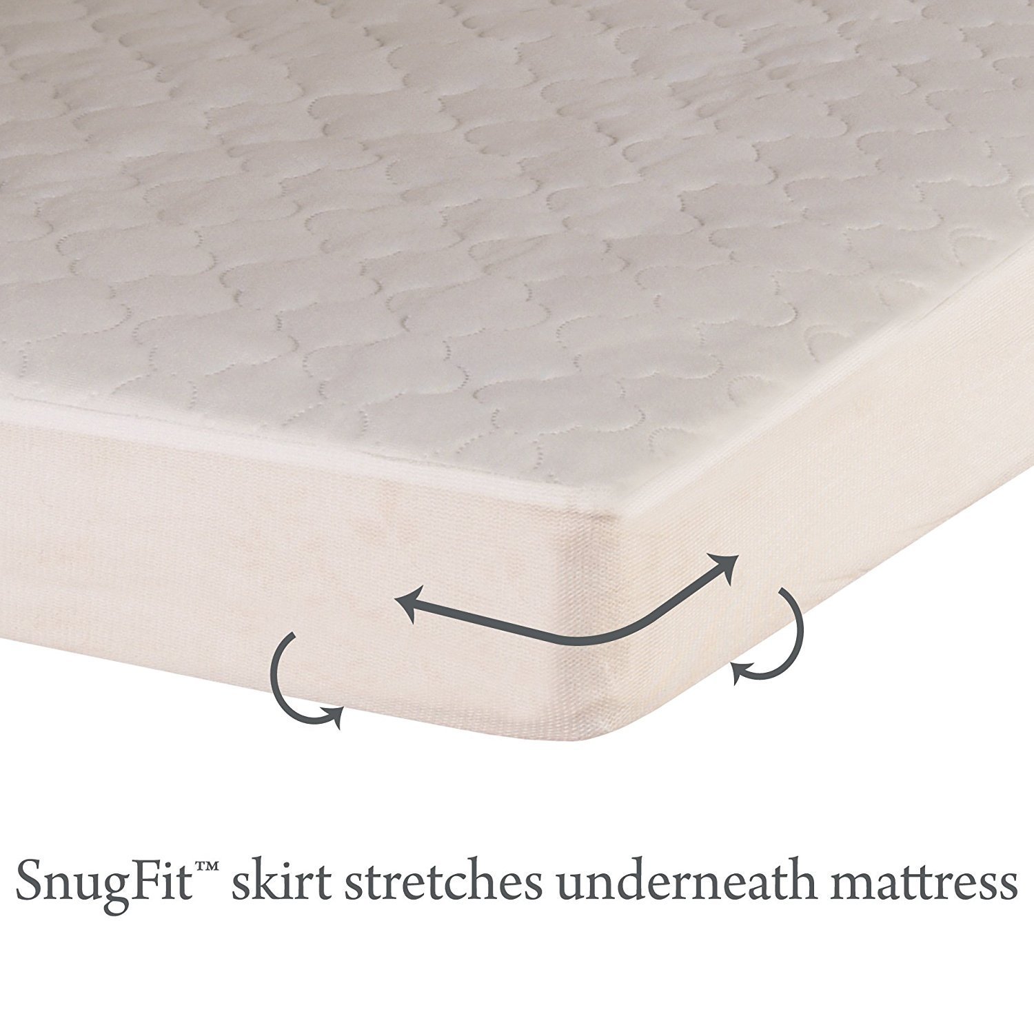 sealy stain protection crib mattress pad