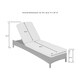 Bradenton Chaise Lounge with Sand Cushions - Thumbnail 9
