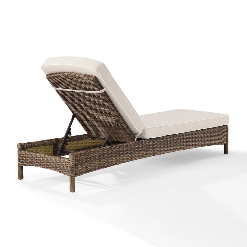Crosley Bradenton Chaise Lounge with Sand Cushions