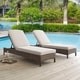 Bradenton Chaise Lounge with Sand Cushions - Thumbnail 1