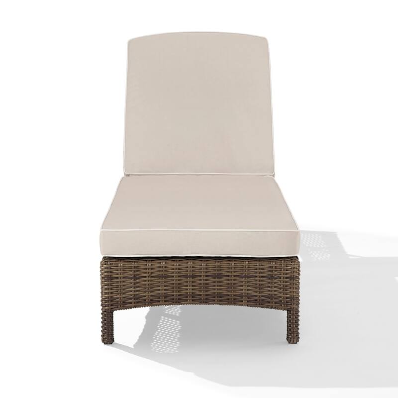 Crosley Bradenton Chaise Lounge with Sand Cushions