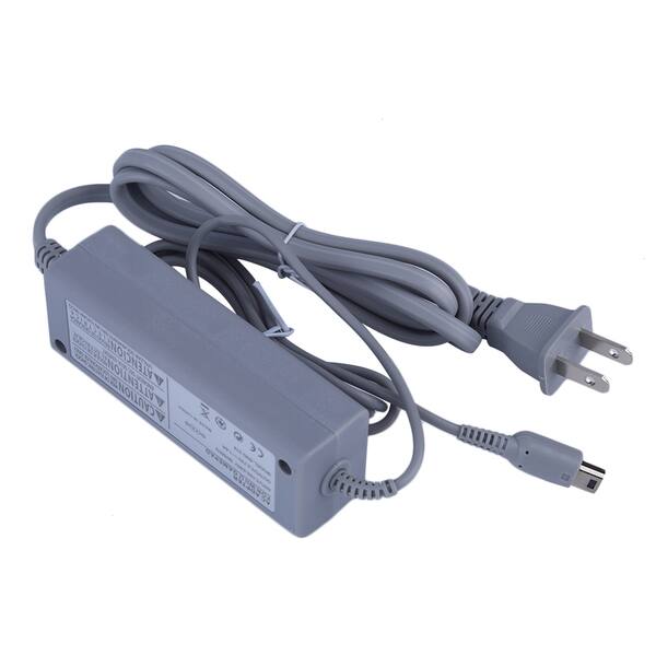 Wall Charger Adapter For Nintendo Wii U Gamepad Grey Overstock Wall Charger Adapter For Nintendo Wii U Gamepad Grey Overstock