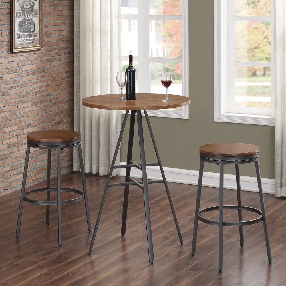 Stava 3-Piece Pub Table Set