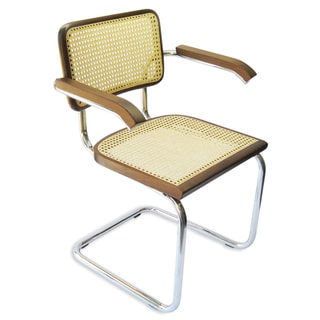 cane chrome chair