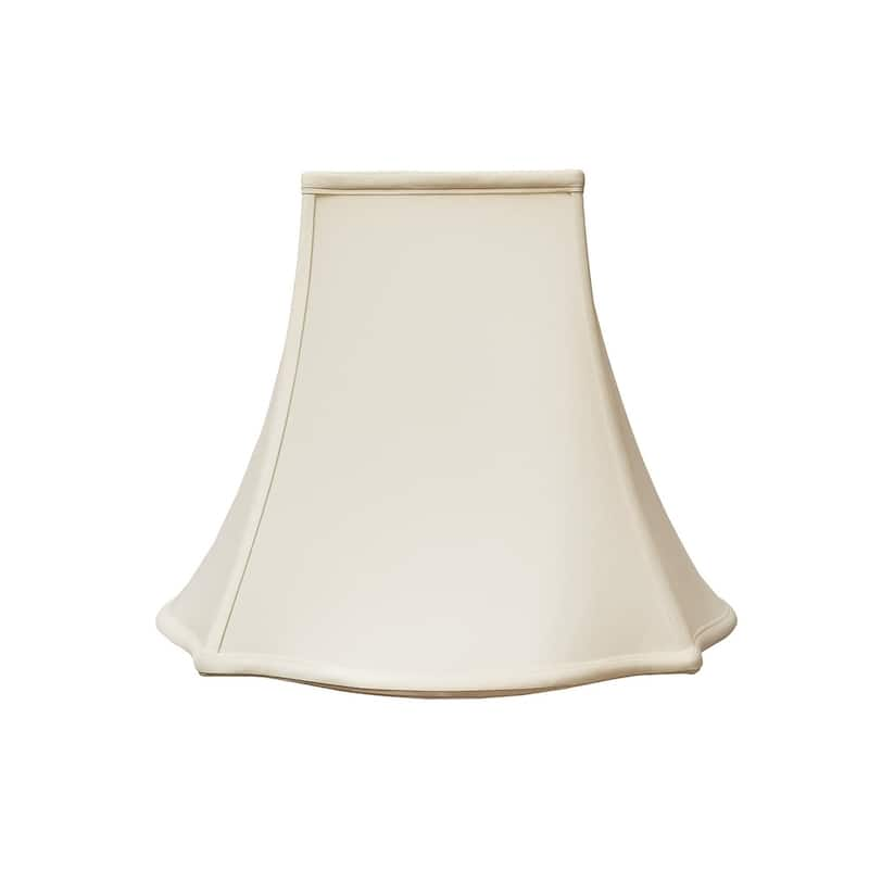 Royal Designs Fancy Square Bell Eggshell Lamp Shade, 4 x 10 x 8.5