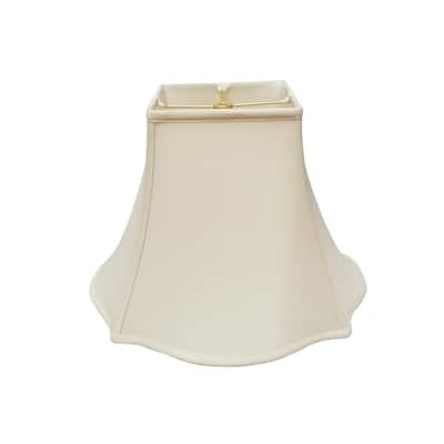 Royal Designs Fancy Square Bell Eggshell Lamp Shade, 4 x 10 x 8.5