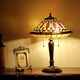 Tiffany Style Victorian Design 2-light Dark Bronze Table Lamp - Bed ...