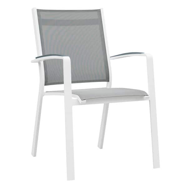 Urban Furnishing 9 Piece Modern Outdoor Patio Dining Set White