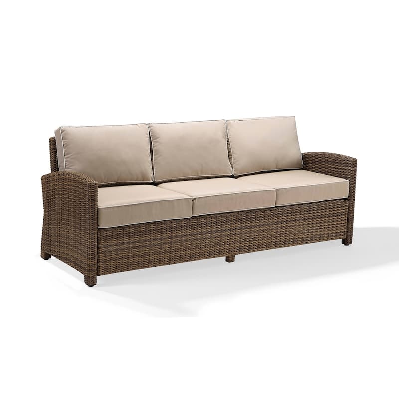 Crosley Bradenton Wicker Outdoor Sofa