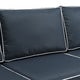 Bradenton Sofa with Navy Cushions - Thumbnail 6