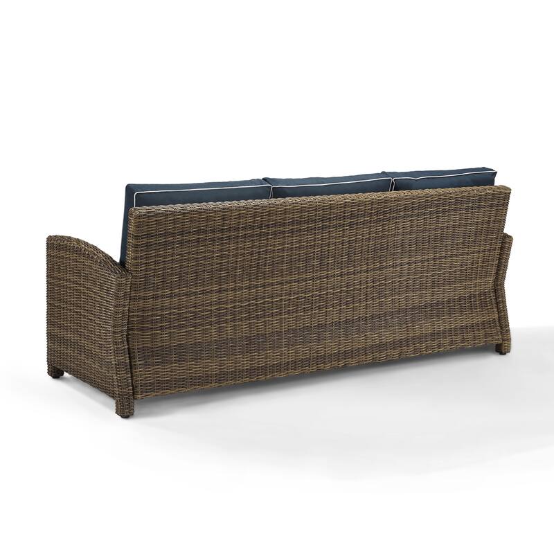 Crosley Bradenton Sofa with Navy Cushions