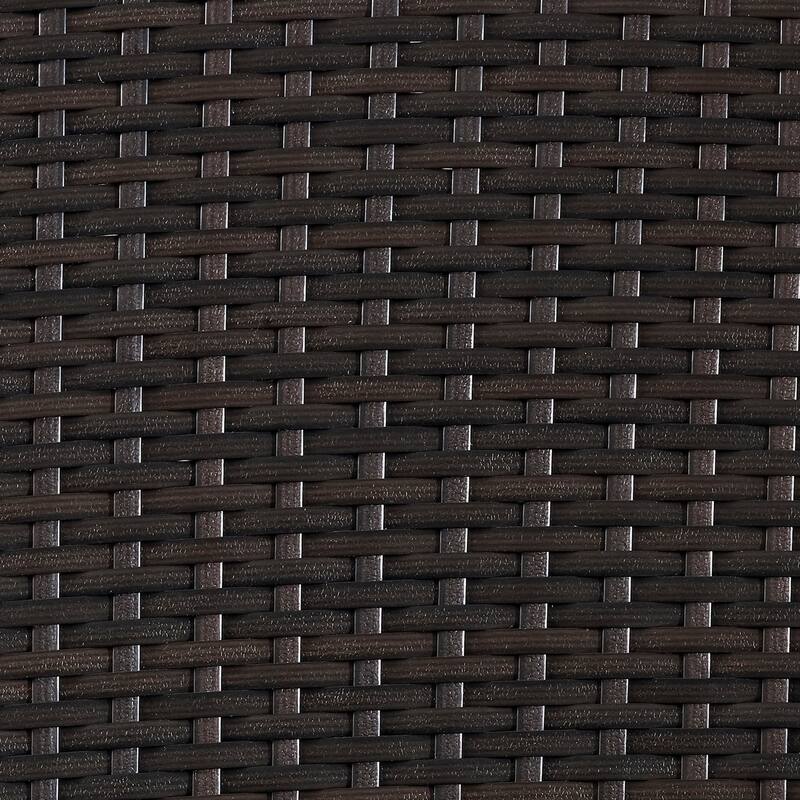 Palm Harbor Brown Wicker Outdoor Chaise Lounge