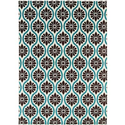 Lifestyles Cosmo Floral Indoor/Outdoor Area Rug