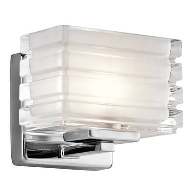 Kichler Lighting Bazely Collection 1-light Chrome Halogen Wall Sconce