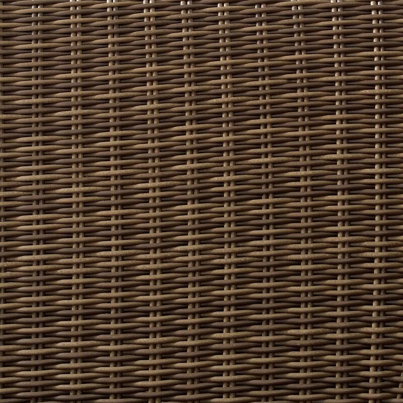 Crosley Bradenton Outdoor Wicker Arm Chair with Sand Cushions