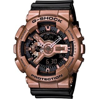 g shock black and gold mens watch