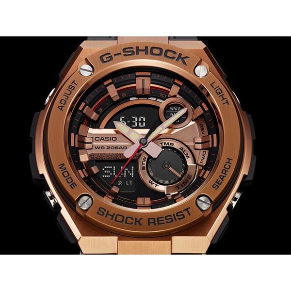 rose gold g shock watch men's