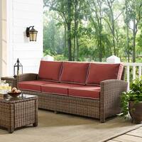 Bradenton Sofa with Sangria Cushions