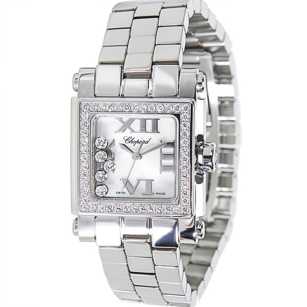 pre owned chopard happy diamond watch