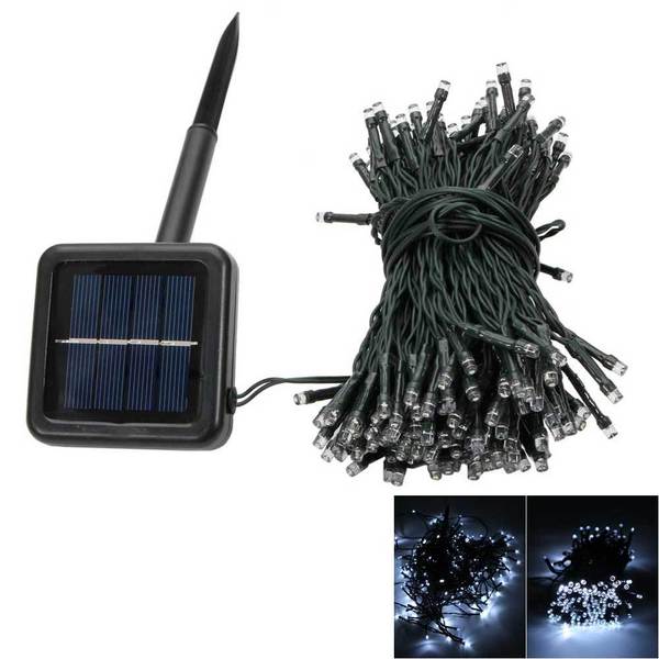 200 led white light outdoor waterproof christmas decoration solar power string light - Solar Powered Outdoor Christmas Decorations 200 led white light outdoor waterproof christmas decoration solar power string light - Solar Powered Outdoor Christmas Decorations