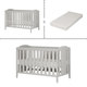 preview thumbnail 6 of 18, South Shore Angel Crib & Toddler's Bed, with Mattress